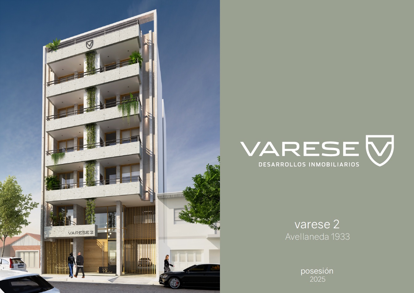 En venta. Edificio Varese II. Departamentos de 1,2,3 y 4 ambientes. Posibilidad de terrazas propias. Zona Chauvin 